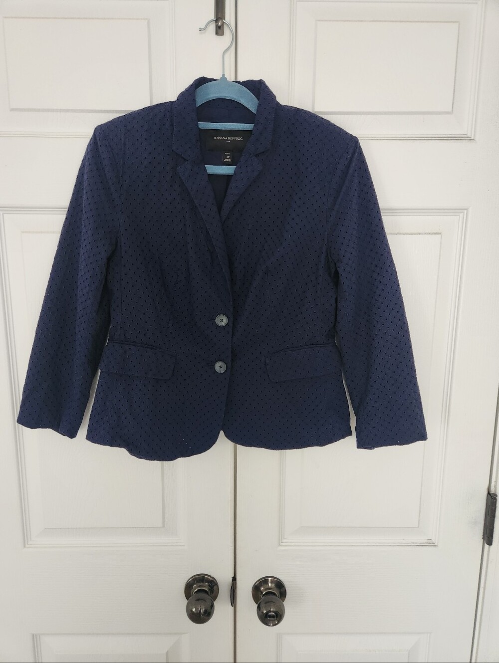 Banana Republic Eyelet Blazer